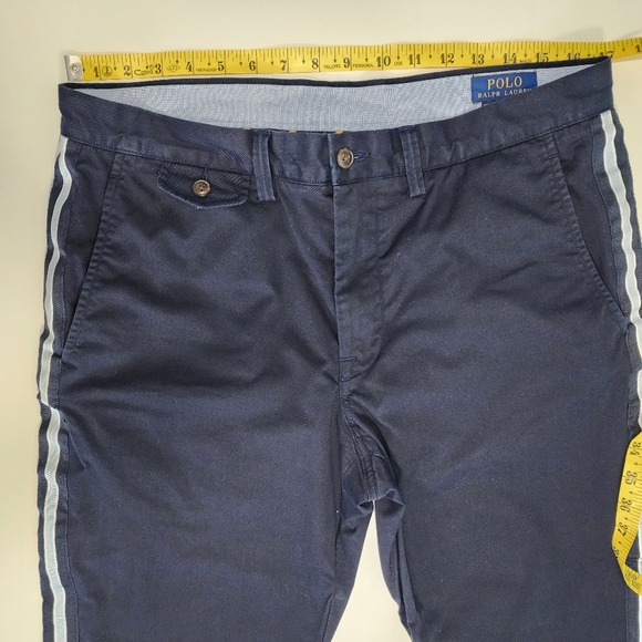 Polo Ralph Lauren Chino Pants Men's 34x34 Aviator Navy Stretch Straight Fit - Picture 6 of 14